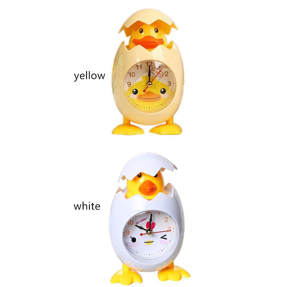 Kids Gift Easter Decoration Cartoon Egg Shell Chick Children Table Clock Easter Chick Alarm Clock