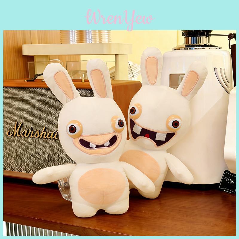 Fluffy Rabbit Stuffed Animal With Cotton Padding For Gifts And Decor