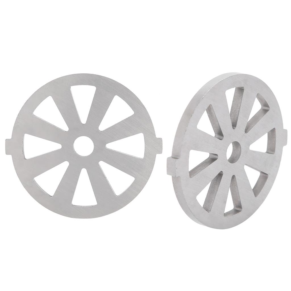 2 шт. Лезвие для мясорубки 304 Нержавеющая сталь Режущая пластина 7 мм 0,3 дюйма ID для мясорубки 5# Тип B