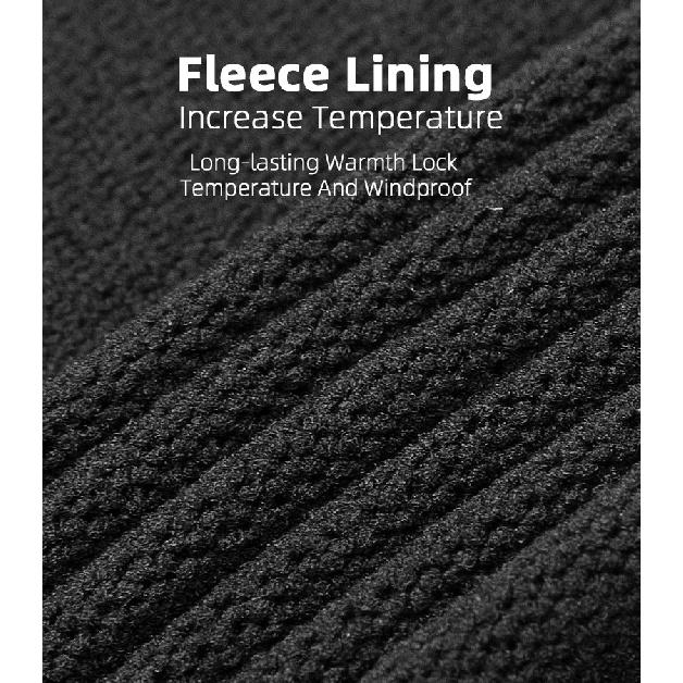 ROCKBROS Cycling Arm Sleeves Men Women Breathable Keep Warm Elasticity Windproof Cycling Fleece Arm Warmer For Winter Sports
