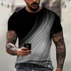 Men'S T-Shirt Short Sleeve Printed Summer Round Neck Top Trend Casual Sweatshirt