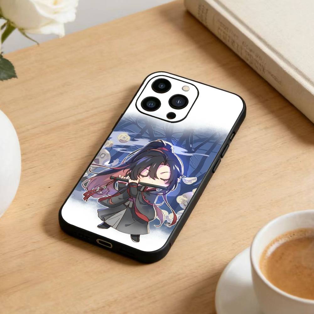 Чехол для телефона 'Грандмастер Демонического Культивирования' для iPhone 17, 16, 15, 14, 13, 12 Plus, Max, Мягкий Силиконовый Черный Чехол