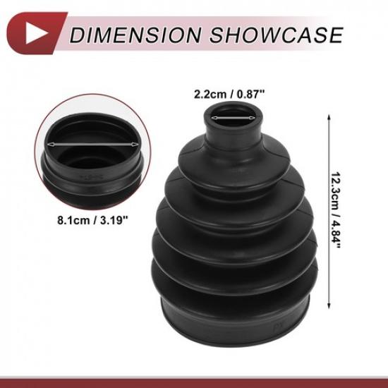 Комплект пыльника наружного ШРУСа с хомутами Одинарный для Mercedes-Benz C300 2008-2014