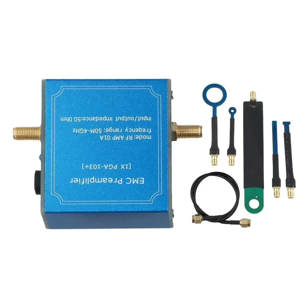 50M-4GHz LNAs, PGA-103 + EMC EMIss Magnetic Field Probe Signal Amplifiers Preamplifier Magnetic Field Probe Signal Amplifiers