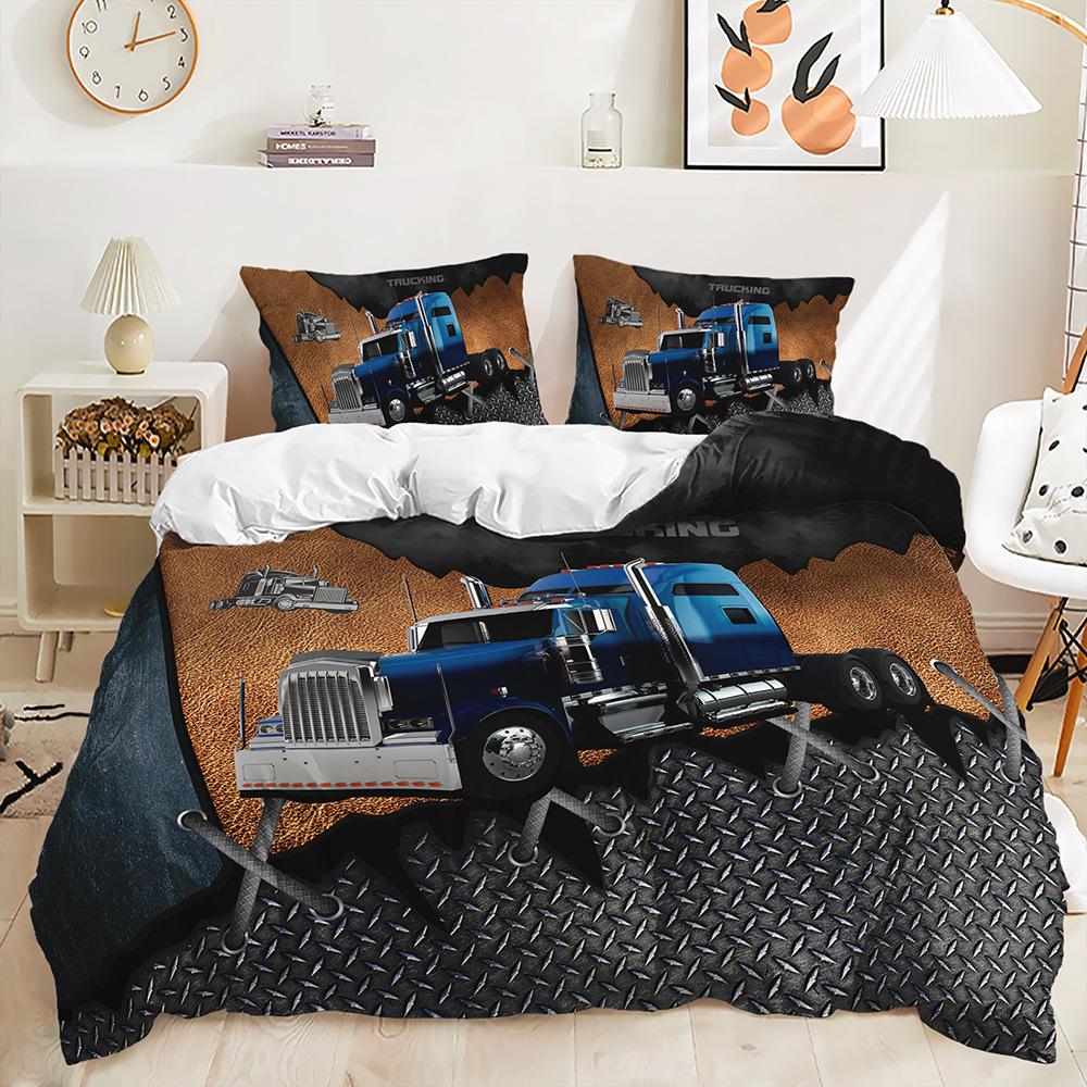 Трехсекционный ретро-автомобиль, пододеяльник, наволочка, комплект для цифровой печати, постельное белье