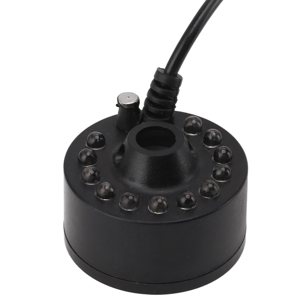 Mist Maker 12LED Beads Colorful DC 5V Interface Waterproof Ultrasound Water Fountain Fogger for