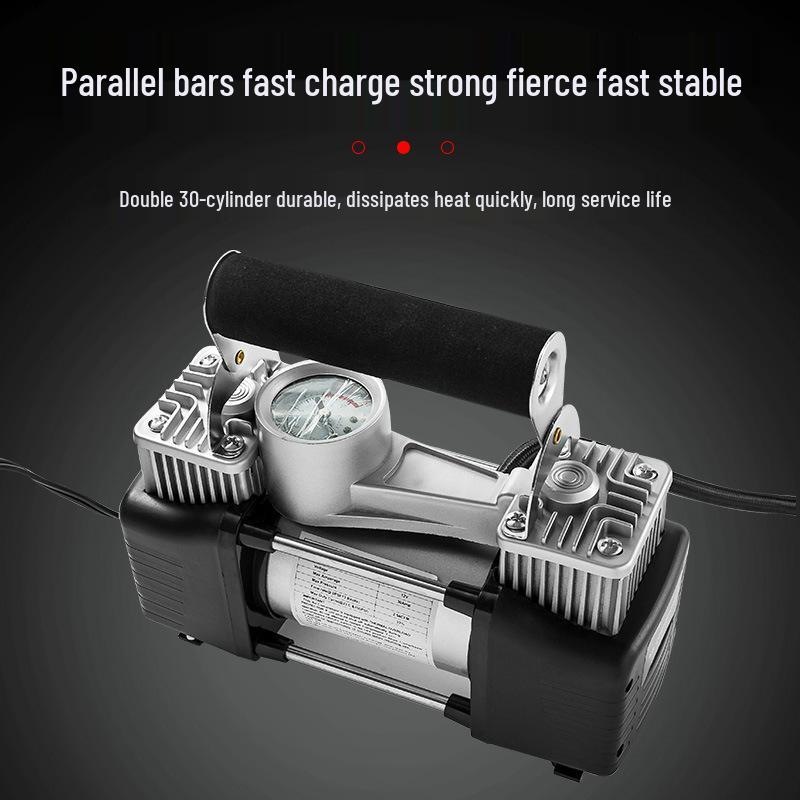 Portable High-Power 12V Car Air Pump with Fast Charging