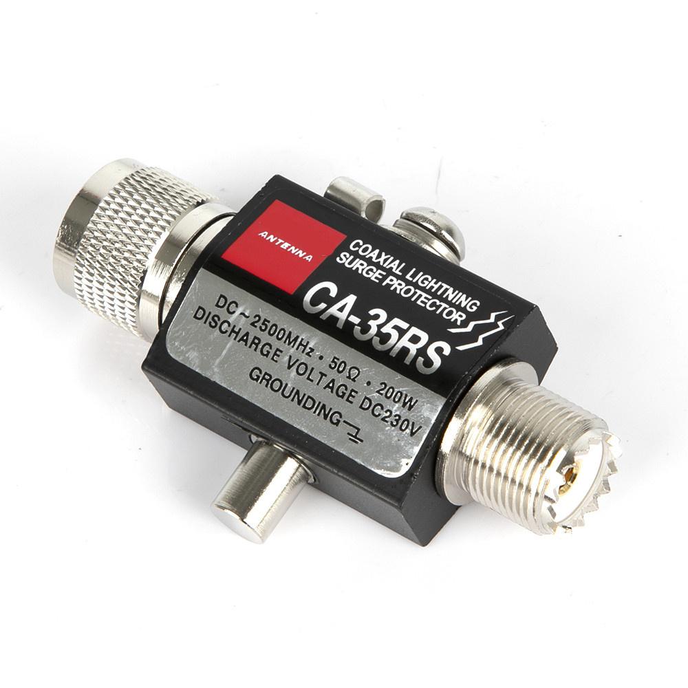 Ca-35Rs Outdoor Antenna Coaxial Arrester Protector Male To Female Uhf Connector Lightning Surge Protector Arrester