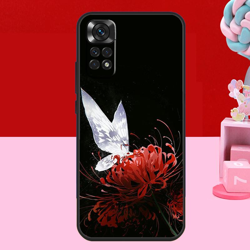 Чехол с цветком Ликорис лучистый для Xiaomi Redmi Note 12 11 10 9 8 Pro 10S 11S 12S Redmi 10C 9A 9C 9T 10A 12C
