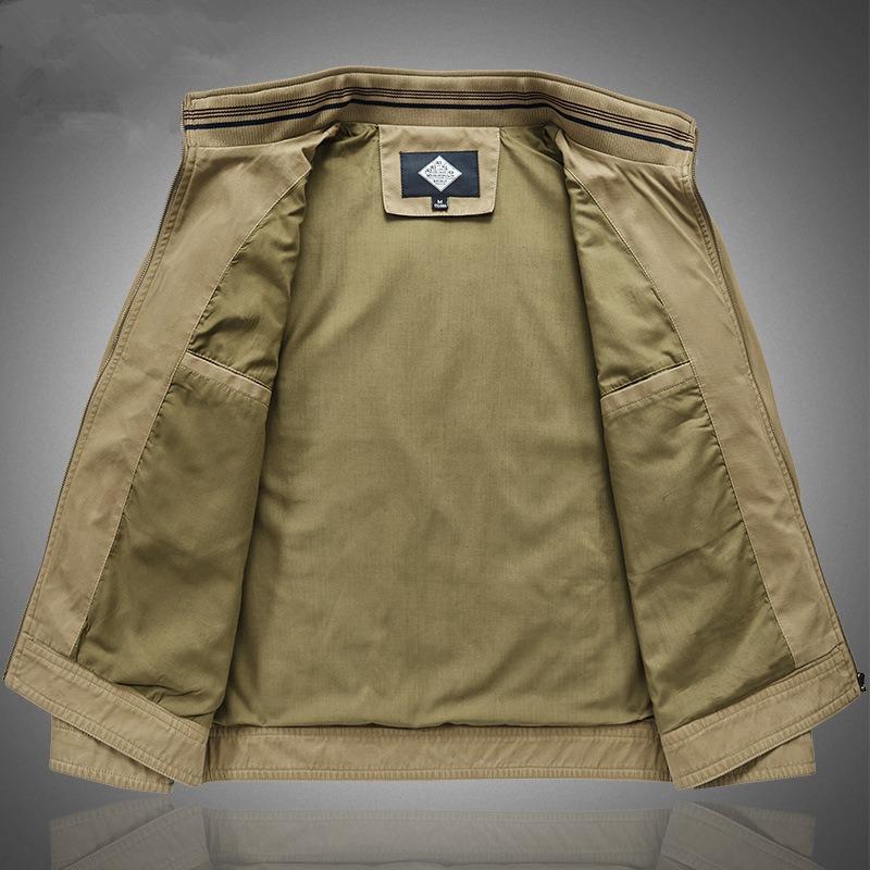 Повседневная армейская военная куртка для мужчин размера плюс M-6XL Jaqueta Masculina Air Force One весна и осень мужские куртки-карго с воротником-стойкой пальто