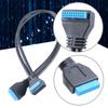 USB 19/20pin удлинительный кабель компьютерный корпус материнская плата USB3.0 мужской женский адаптер шнур 30 см 50 см