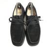 Salvatore Ferragamo Замшевая кожаная обувь 7 25-26 черные лоферы бизнес(ИСПОЛЬЗОВАЛ)