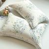 Children's Floral Pillowcase Set - Cotton with Memory Foam Core Cover (30x50cm & 40x60cm)
