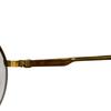 Great Cartier Glasses Trinity Two-bridge half-rim gold mens Used