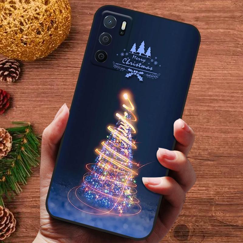 Рождественская расписная обложка для Oppo A16s A16 A15 S A54s A17 Reno 4Z 5G Reno5 Lite Reno8 Lite 7Lite Чехол Силиконовая мягкая обложка для телефона
