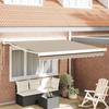 Automatic Retractable Awning vidaXL Beige 300x250 Cm 3330064