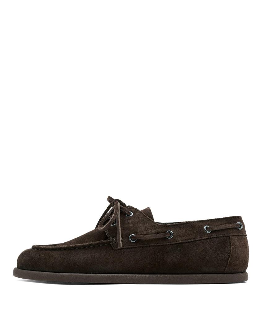 Massimo Dutti Split Suede Boat Shoes