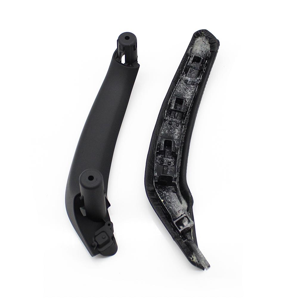 Кожаный чехол для внутренней пассажирской двери с левым рулем и правым рулем, кожаный чехол с внутренней ручкой в ​​сборе для BMW X3 X4 F25 F26