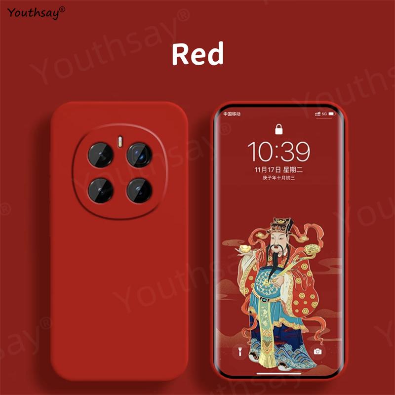 Для Honor Magic 7 Pro Жидкий силиконовый чехол Magic 7 Pro Чехол Funda Coque Мягкий TPU Телефон Бампер для Honor Magic 7 Pro