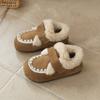 Девочки хлопковые туфли велюровые Birkenstocks новые зимние детские пушистые ботинки утолщенные большие хлопковые теплые ботинки зимние туфли