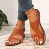 Fashion Ladies Shoes 2025 Hot Sale Thong Women's Sandals Plus Size Casual Sandals Women Round Toe Flat with Outdoor Shoes Women Zapatos