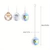 Transparent Pendant Prism Light Bead Sun Catcher, Rainbow Making Artifact, Wedding Home Party Atmosphere Decoration.