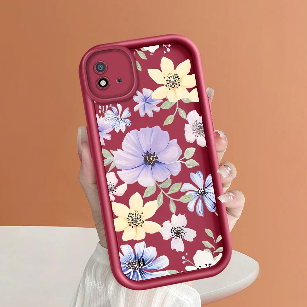 Мягкий силиконовый квадратный чехол с рисунком лестницы для телефона, полное покрытие, противоударный защитный резиновый чехол для камеры для OPPO Realme