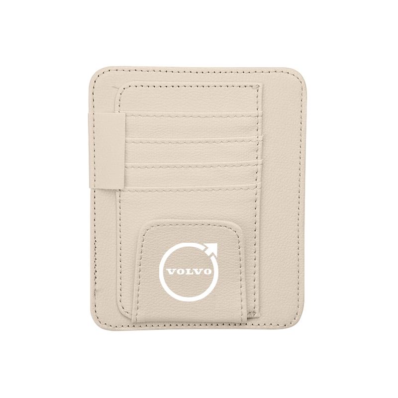 Car Sunshade Storage Bag Sunglasses Card Clip Organizer For Volvo Rdesign V90 V60 XC60 XC90 V40 EC40 EX40 S80 S60 S90 V70 EX90