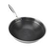 Stainless Steel Fry Pan Skillet Honeycomb Nonstick Frying Pan Dishwasher Safe Induction Gas
