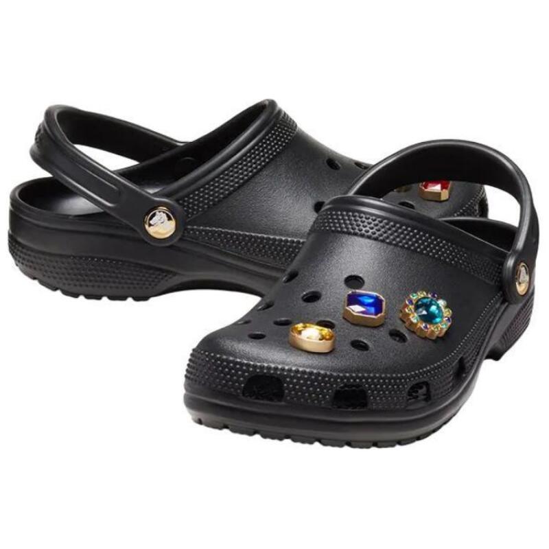 Crocs Дышащие Легкие Туфли с Отверстиями Женские Черные