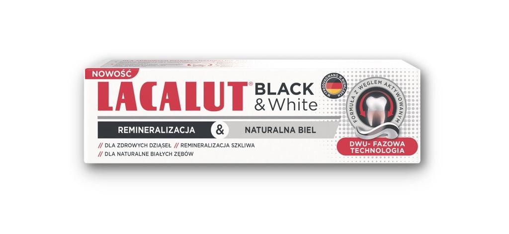 LACALUT Black & White Toothpaste 75