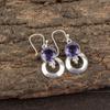Awesome Iolite Earrings, 925 Sterling Silver Jewelry, Handmade Meditation Earrings For Her, AAA+ Gemstone Jewelry For Love