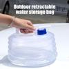 5L-15L Outdoor Collapsible Water Bag Camping Foldable Water Containers Drinking Multifunction Telescopic Storage Water Bottle