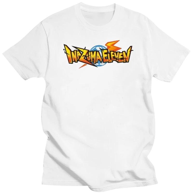 Футболка Inazuma Eleven с принтом в стиле аниме, летняя, 100% хлопок, короткий рукав, модная, повседневная, уличная, в стиле Харадзюку, свободный топ для отдыха
