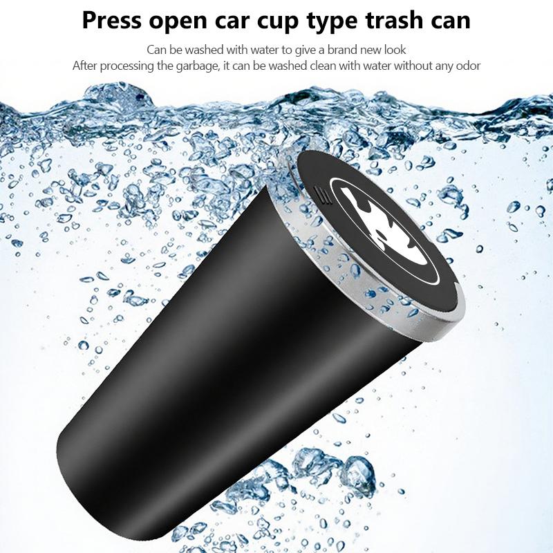For Skoda Mini Car Trash Bin Waterproof Trash Can Storage Box Auto Interior Accessories Rapid Octavia Derivative Enyaq-iV knfg14