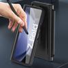 Чехол-подставка для Samsung Galaxy Z Fold6 5G, кожаный+ПК, чехол для телефона со стилусом и защитной пленкой из закаленного стекла
