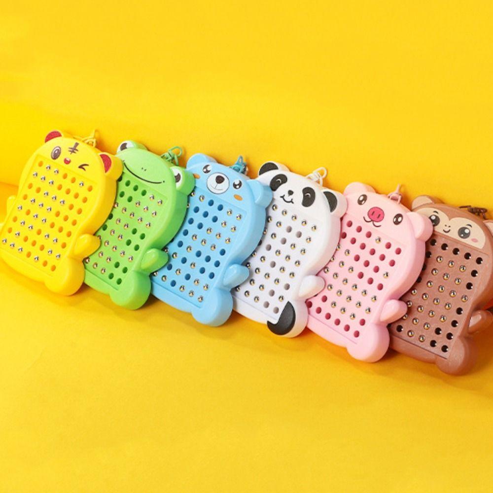 Доска для рисования со стальным шариком, брелок для сумки, магнитная доска, кулон, подарки для малышей