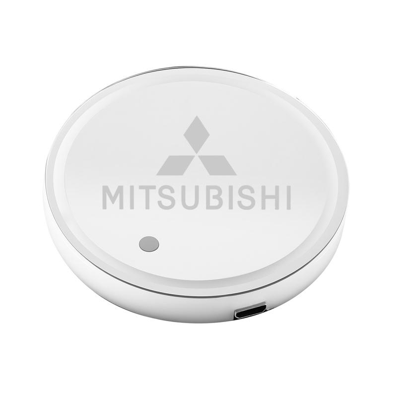 Car Coasters USB Charging Anti-slip Cup Pad Seven-color LED Auto Interior Ambient Light For Mitsubishi Eclipse Outlander I200