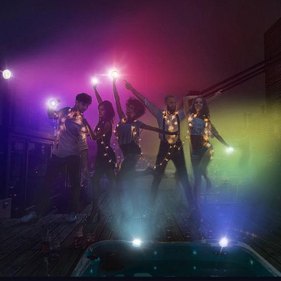 LED Cabinet Lamp Dimmable Kitchen Counter RGB Color Remote Control Night Light