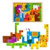 Wooden Tetris Puzzle: Early Education & Logical Thinking Toy for Kids
