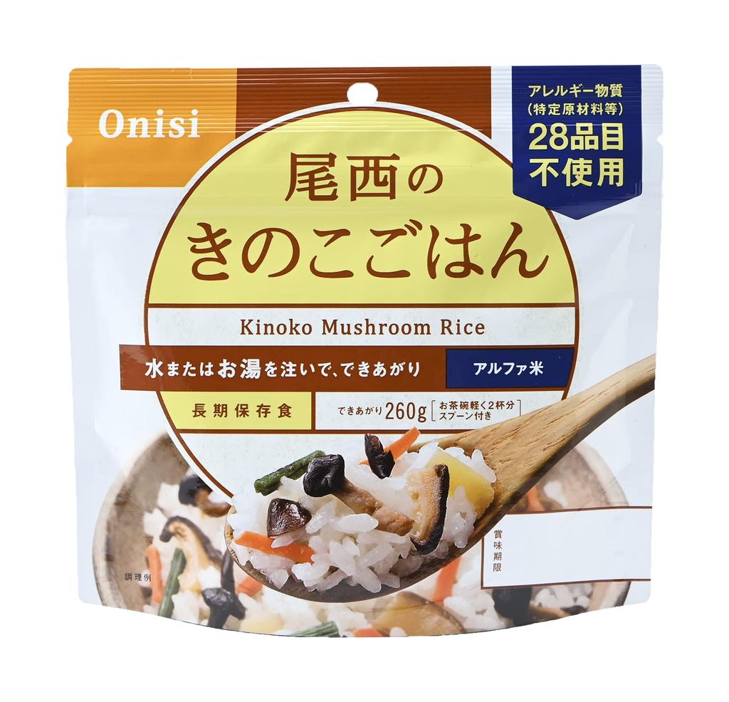 Ones Food Альфа Рис Набор из 10 вкусов Продукты для экстренного сохранения
