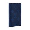 Louis Vuitton Classic Monogram Multifunctional Fashionable Portable Canvas And Leather Card Holder Wallet Men Wallet Navy-Blue M30301