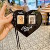 Big Love Card Set Hanging Decoration Butterfly Knot Keychain Weaving Hanging Trendy Bag Pendant Photo Replaceable KTY