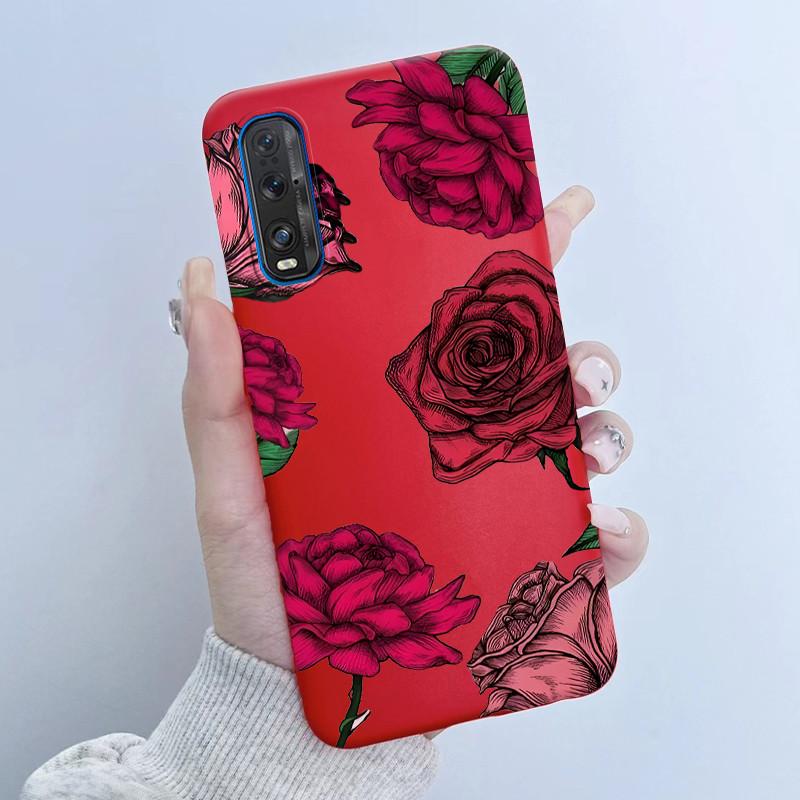 For Oppo Find X2 X 2 Pro Phone Case Butterfly Flower Girl Design Soft Silicone TPU Back Housing for Oppo Find X2 Pro X2Pro Cover