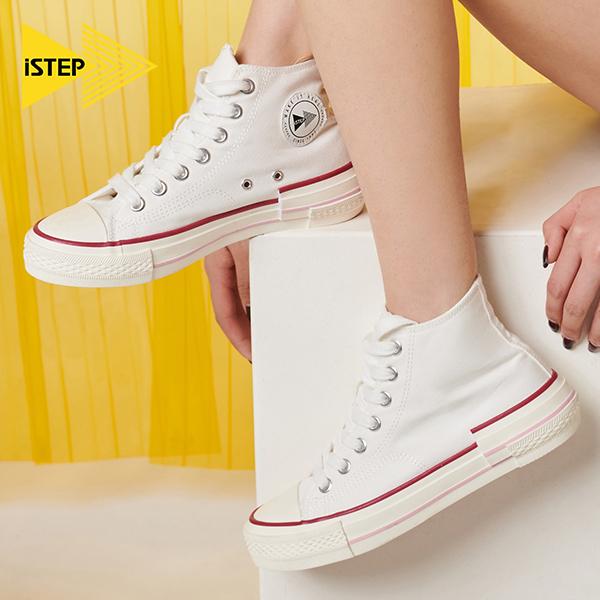 ISTEP high top lace up canvas shoes HYGW21106