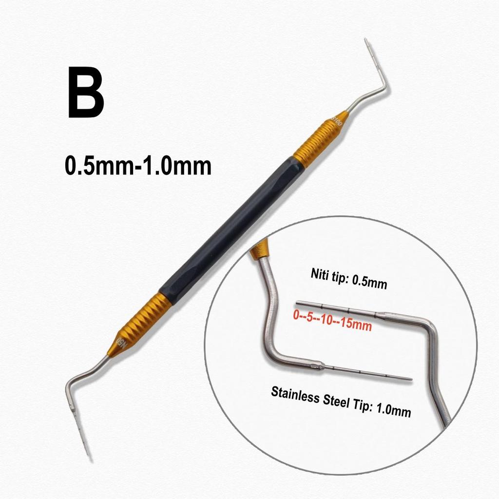 1 шт. Нити Дентал Ручные Плаггеры для корневых каналов Вертикальная обтурация Эндодонтический ручной плаггер Инструмент Дентальный спредер Стоматология Вертикальный плаггер