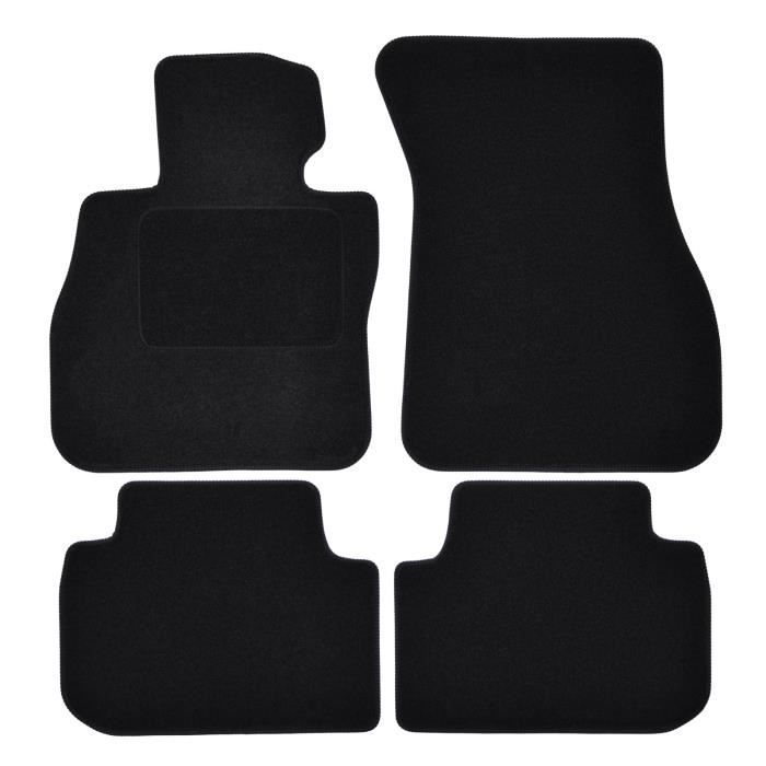 Tapis De Sol - BMW - 1 F40 - Velours Noir - 4 Pièces - Ajustement Précis