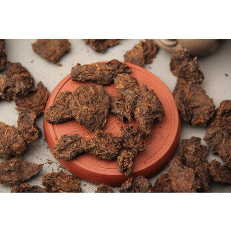 Чай Supreme Aged Golden Buds Lao Cha Tou Pu'er Puerh рассыпной Пуэр Ripe Shu 250г