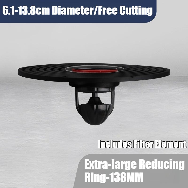 138MM Floor Drain Core Large Size Odor and Insect Proof Drain Core Sewer Rapid Drainage Cover Free Cutting Bathroom Accessories