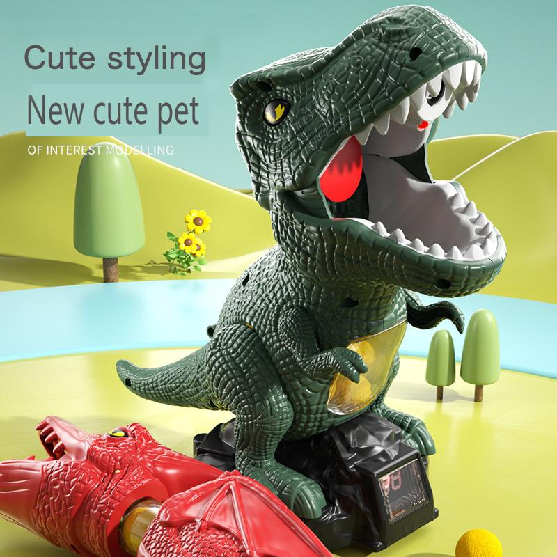 Hungry Shooting Dinosaur Toy Shooting Target Game Toys with Air Pump Gun for Children Entertainment Gun Children Toys